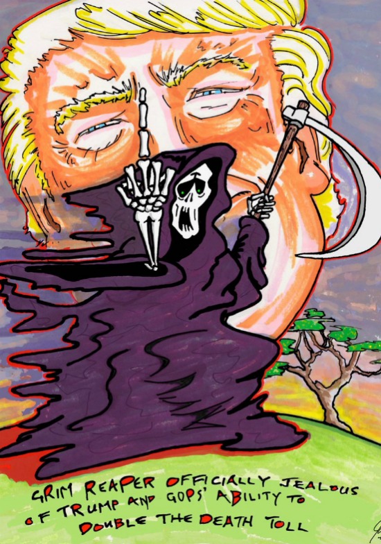 Jim Carrey Donald Trump Grim Reaper