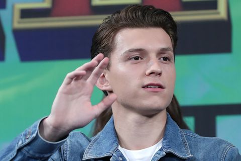 tom holland attends the press conference for 'spider man far from home' seoul premiere on july 01, 2019