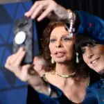 Diane Warren and Sophia Loren